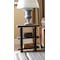Alaterre Furniture Pomona Metal and Wood 2-Shelf End Table AMBA0220 - alternate 6